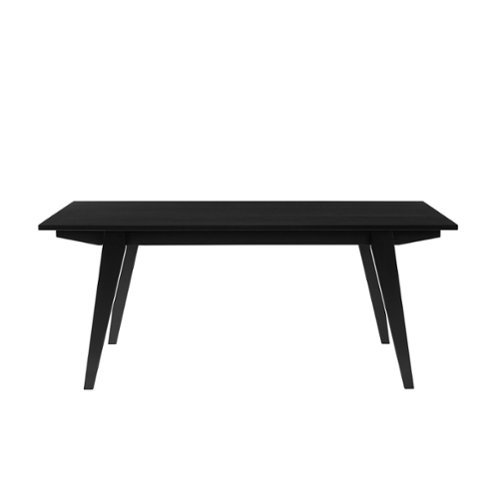 Walker Edison - Scandi Coffee Table - Black-Front_Standard 
