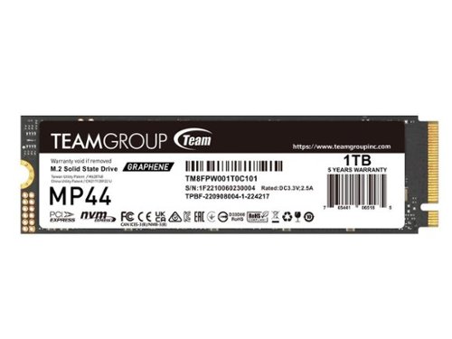 Team Group MP44 M.2 2280 1TB PCIe 4.0 x4 NVMe SSD (R/W up to 7400