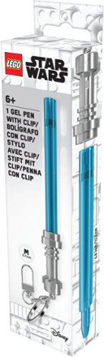 Santoki - LEGO Star Wars Lightsaber Gel Pen  With Clip And Key Ring- Azur
