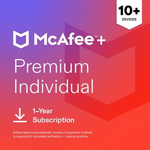  McAfee - McAfee+ Premium (Unlimited Devices) Antivirus Software with Scam Protection (1-Year Subscription with Auto-Renewal) - Windows, Mac OS, Chrome, Apple iOS, Android [Digital]