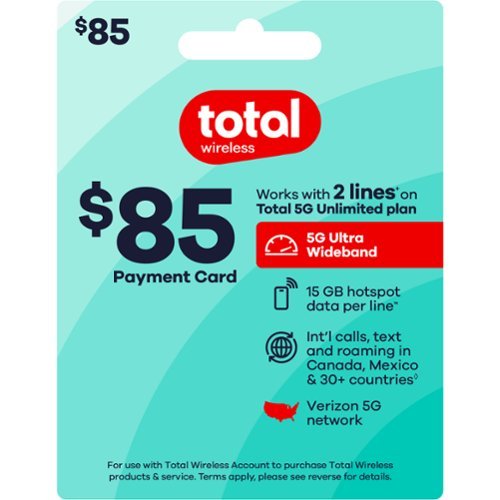 Total Wireless - $85 Prepaid Payment Card [Digital]-Front_Standard 