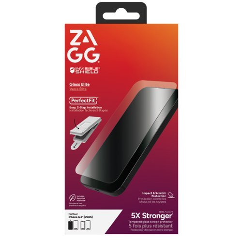 ZAGG Glass Elite Screen Protector for Apple iPhone 17 - Clear BUY IN DUBAI