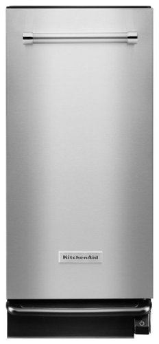 Image of KitchenAid - 1.4 Cu. Ft. Built-In Trash Compactor - Stainless steel