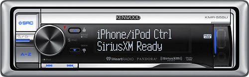  Kenwood - CD - Apple® iPod®-/Satellite Radio-Ready - Marine - In-Dash Receiver - Blue