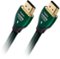 AudioQuest - Forest 16'5" 4K Ultra HD In-Wall HDMI Cable - Black/Green Stripe-Front_Standard 