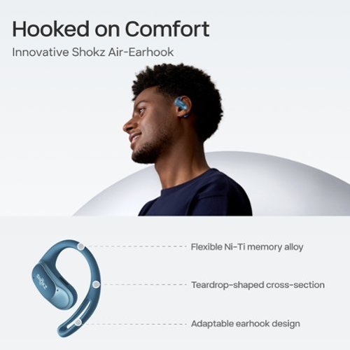 Shokz OpenFit Air Open-Ear True Wireless Earbuds - Stone Blue GLOBAL SHIPPING