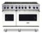 Viking - VGR Freestanding 7 Series Gas 48" Range - Pure White-Front_Standard