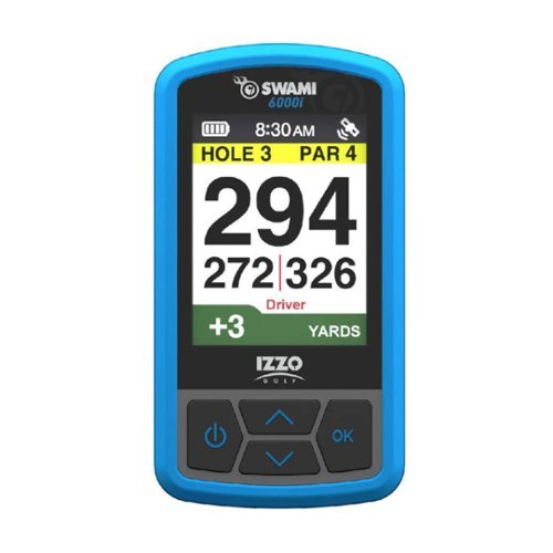 Izzo - Golf Swami 6000I Handheld GPS Rangefinder (Blue)-Front_Standard 