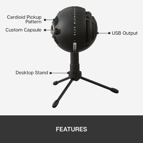 Blue Microphones Snowball iCE Wired Cardioid USB Plug 'n Play Microphone BUY IN EUROPE