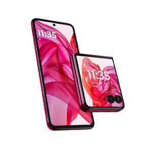Motorola - razr+ 2024 256GB (Unlocked) - Hot Pink