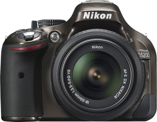  Nikon - D5200 DSLR Camera with 18-55mm VR Lens - Bronze