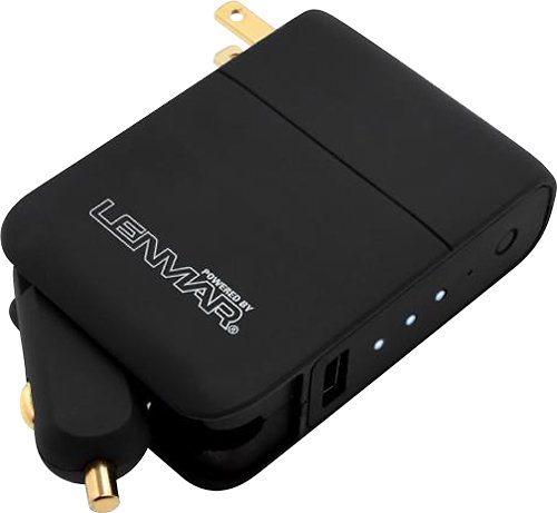  Lenmar - PowerPort Gold All-in-1 USB Charger - Black