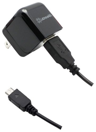  Lenmar - USB AC Wall Charger for Most HTC Mobile Phones - Black