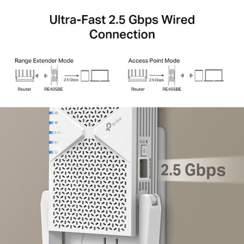TP-Link BE6500 Wi-Fi 7 Range Extender - White SHOP ONLINE
