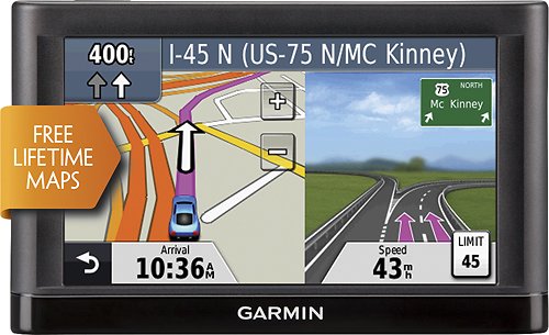  Garmin - nüvi 52LM Essential Series - 5&quot; - Lifetime Map Updates - Portable GPS - Black