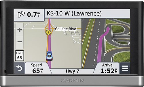  Garmin - nüvi 2557LMT - 5&quot; - Lifetime Map and Traffic Updates - Portable GPS - Black/Silver