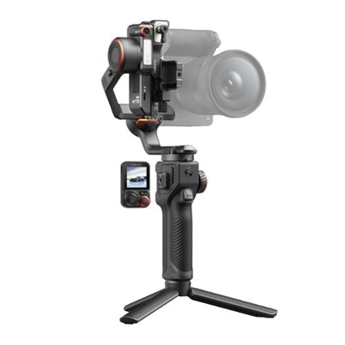 Hohem - iSteady MT3 Pro Phone & Camera Gimbal Stabilizer w/ AI Tracking, Detachable Remote for Cameras up to 5.5lbs - Black-Front_Standard 