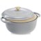 Best Choice Products - 6 Quart Enamel Cast-Iron Dutch Oven, Heavy-Duty Cookware w/ Dual Handles, Lid - French Gray-Front_Standard