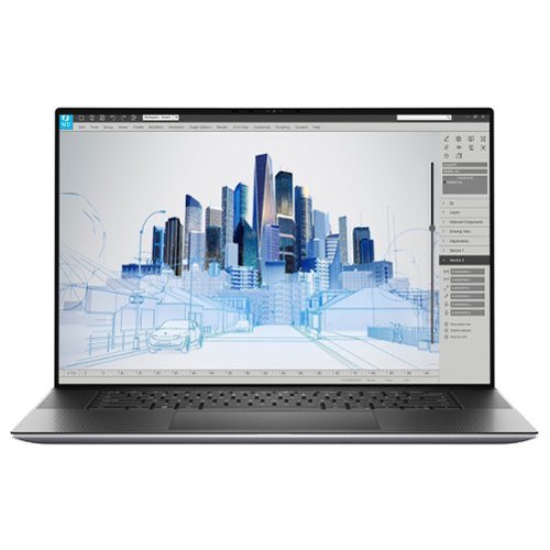 Dell - Precision 5000 17" Laptop - Intel Core i7 - 32 GB Memory - NVIDIA RTX A2000 - 512 GB SSD-Front_Standard 