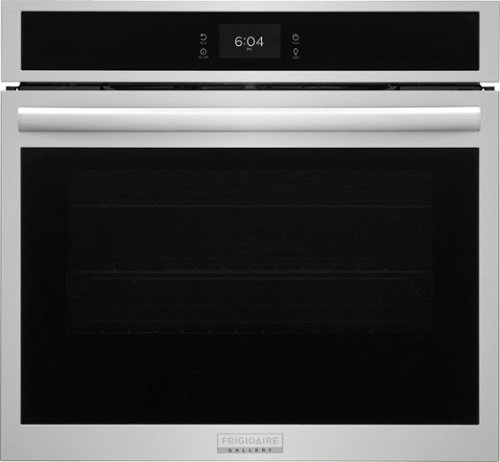 Frigidaire - Gallery 30" Built-In Single Total Convection Electric Wall Oven with Stone-Baked Pizza - Smudge-Proof Stainless Steel