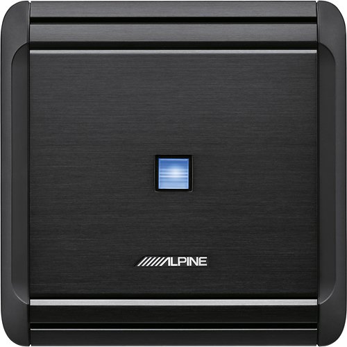  Alpine - 500W Class D Digital Mono Amplifier with Low-Pass Crossover - Black