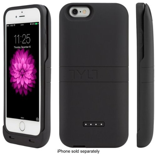  TYLT - Energi Sliding Battery Charger Case for Apple® iPhone® 6 - Black
