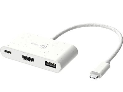 j5create - Eco-Friendly 3-Port USB-C Hub, (JCA379EW) - White