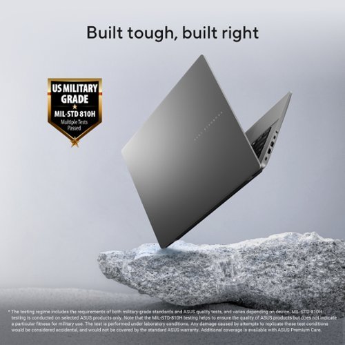 ASUS Vivobook S14 14 OLED Laptop - Intel Core Ultra 7 355 CPU - 32GB RAM - 1TB SSD - Copilot+ PC - Matte Gray BUY IN MIDDLE EAST