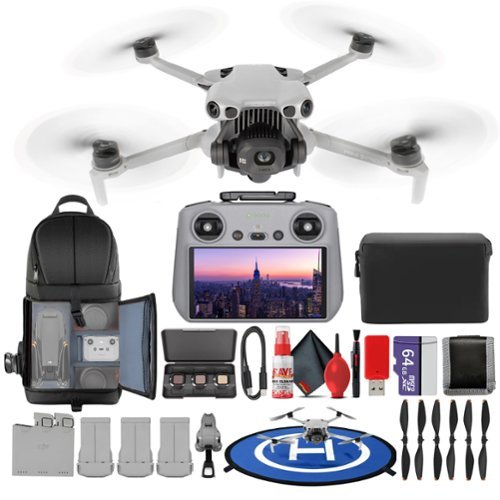 DJI - Mini 5 Pro Drone w RC 2 Remote Fly More Combo Plus 64GB Memory Card Bundle-Front_Standard 
