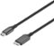 Insignia™ - 3.3 ft. USB-C to Micro-B Hard Drive Cable - Black-Front_Standard