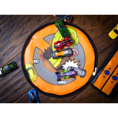 Tara Toys ZipBin Hot Wheels: Wheelie Track Pack Storage Case & Racetrack Mat GLOBAL SHIPPING