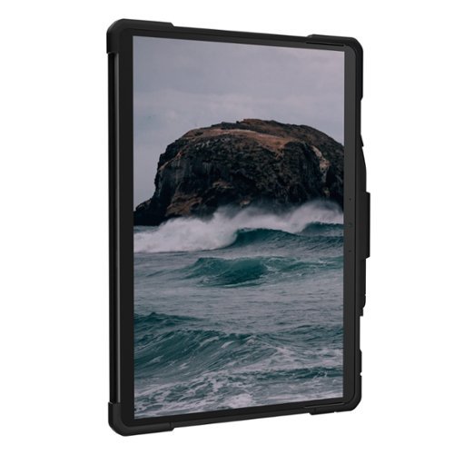 UAG Microsoft Surface Pro 13 12th Edition/11th Edition Case w/ Built-in Kickstand & Pen Holder, Non-Slip Tactile Grip - Black WORLDWIDE DELIVERY
