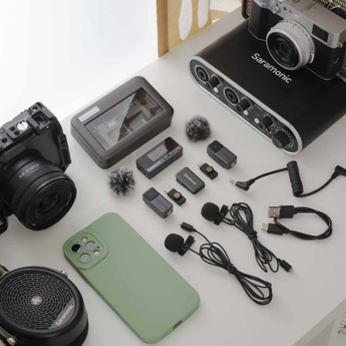 Saramonic Air 2-Person Mini Wireless Clip-On Mic System w/ Lavaliers for Cameras, Mobile Devices & Computers BUY IN GERMANY