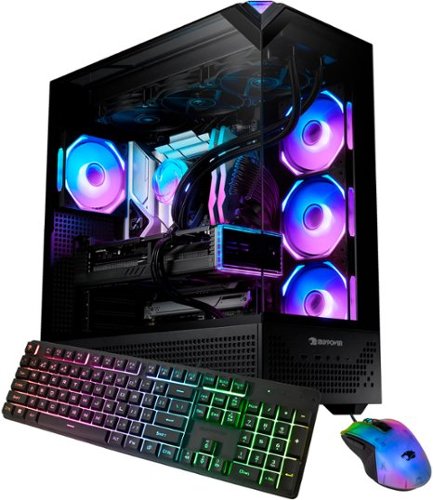 iBUYPOWER - iBUYPOWER- Element 9 Pro Black Gaming Desktop PC- Intel Ultra 7 265KF, NVIDIA GeForce RTX 5070 12GB, 32GB RAM, 2TB SSD - Black
