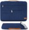 Wikistore - 16 inch Laptop Sleeve Bag Slim Lightweight Multiple Pockets Case for MacBook Pro Acer Asus Dell HP - Blue-Front_Standard