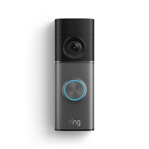 Ring - Wired Doorbell Plus (2nd Gen) — Retinal 2K, 3D Motion Detection, Low-Light Sight - Silver