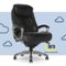 Serta - Lautner Executive Office Chair - Black with Gray Mesh-Front_Standard