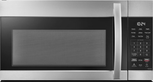 Insignia™ - 1.7 Cu. Ft. Over-the-Range Microwave with 1,000W Cooking Power - Stainless Steel