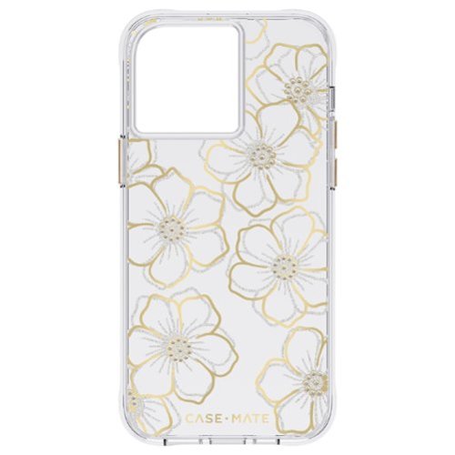 Case-Mate Hardshell Case for iPhone 14 Pro Max - Floral Gems INTERNATIONAL SHIPPING