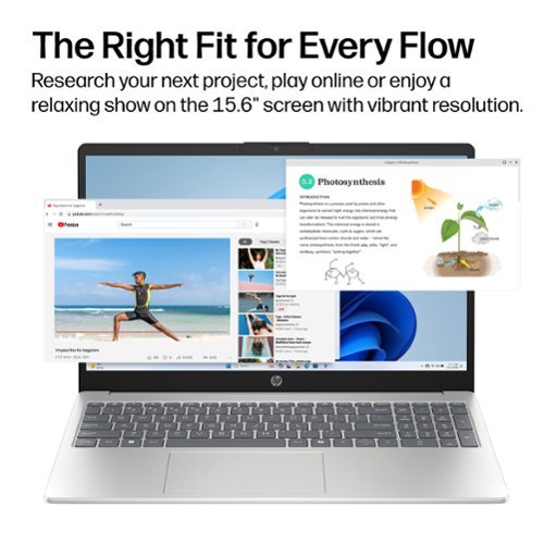 HP 15.6 Full HD Touchscreen Laptop - AMD Ryzen 7 7730U - 16GB Memory - 512GB SSD - Natural Silver GLOBAL SHIPPING