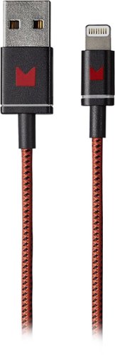  Modal™ - Apple MFi Certified 4' Braided Lightning Cable - Red/Black