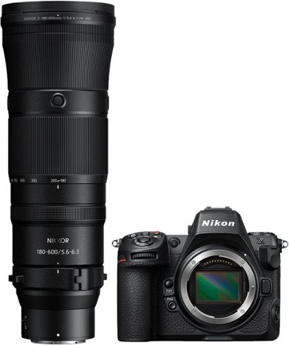 Nikon - Z8 8K Video Mirrorless Camera 180-600mm Lens Kit - Black