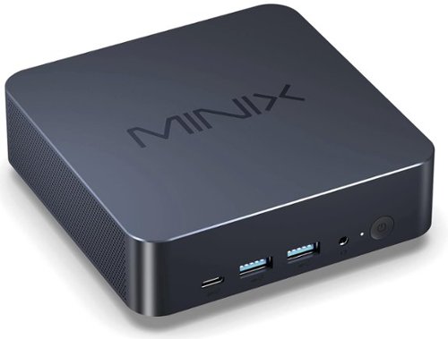 MINIX - NGC N713 Mini PC, Intel Core™ i7-13620H Desktop Computer, 32GB DDR5, 1TB PCIe 4.0 SSD, Thunderbolt 4, Windows 11 Pro - Black-Front_Standard 