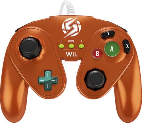  PDP - Fight Pad for Nintendo Wii U and Wii - Metallic Orange