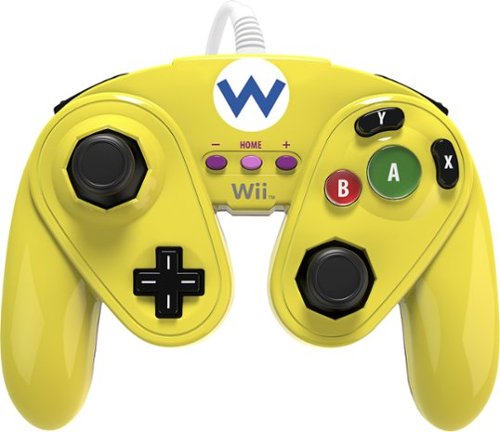  PDP - Fight Pad for Nintendo Wii U and Wii - Yellow