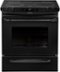 Frigidaire - 4.6 Cu. Ft. Self-Cleaning Slide-In Electric Range - Black-Front_Standard