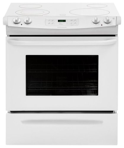  Frigidaire - 4.6 Cu. Ft. Self-Cleaning Slide-In Electric Range - White