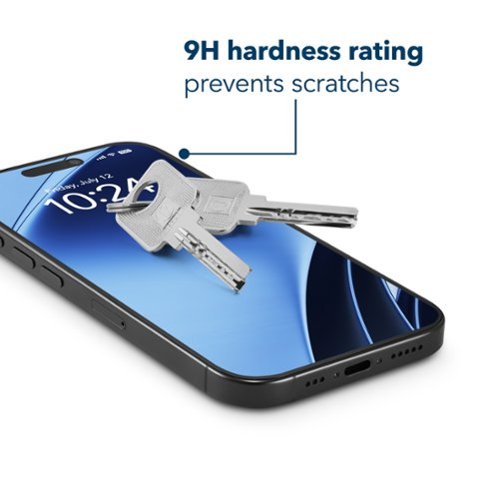 Insignia™ Anti-Reflective Glass Screen Protector for iPhone 16 Pro Max (3-Pack) - Clear GLOBAL SHIPPING