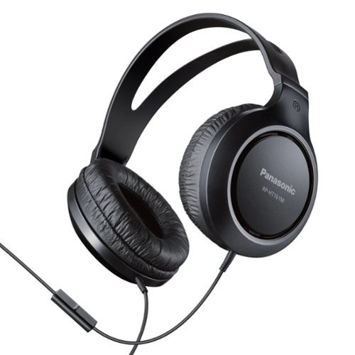 Panasonic Over Ear Headphones with XBS for Deep Bass matte black