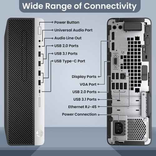 HP Refurbished Excellent ProDesk 600 G5 SFF Desktop Computer PC